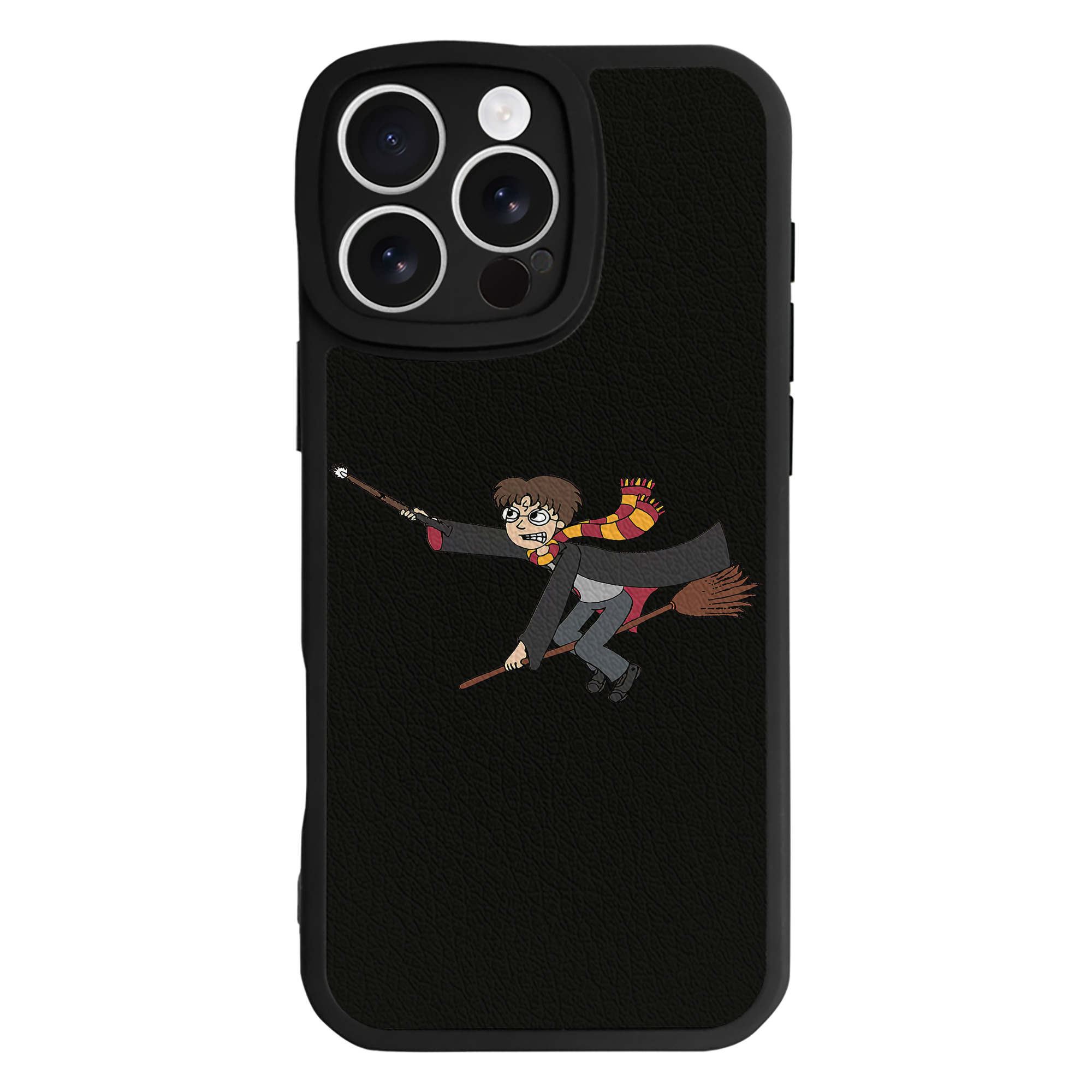 （画像用） Harry Potter ハリー・ポッターシリーズ 【iPhone 16シリーズ対応】シリコンスマホケース（レザー調） 材質：シリコン